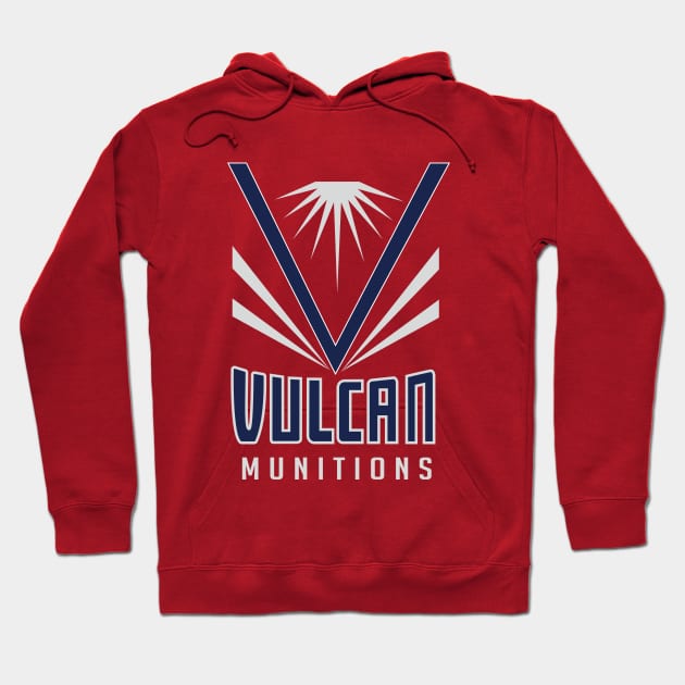 american gods - vulcan Hoodie by Naive Rider